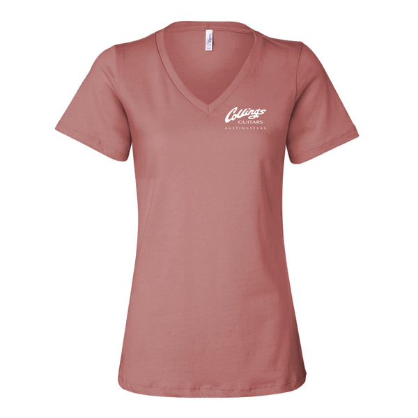 Womens Collings Logo T-Shirt Mauve